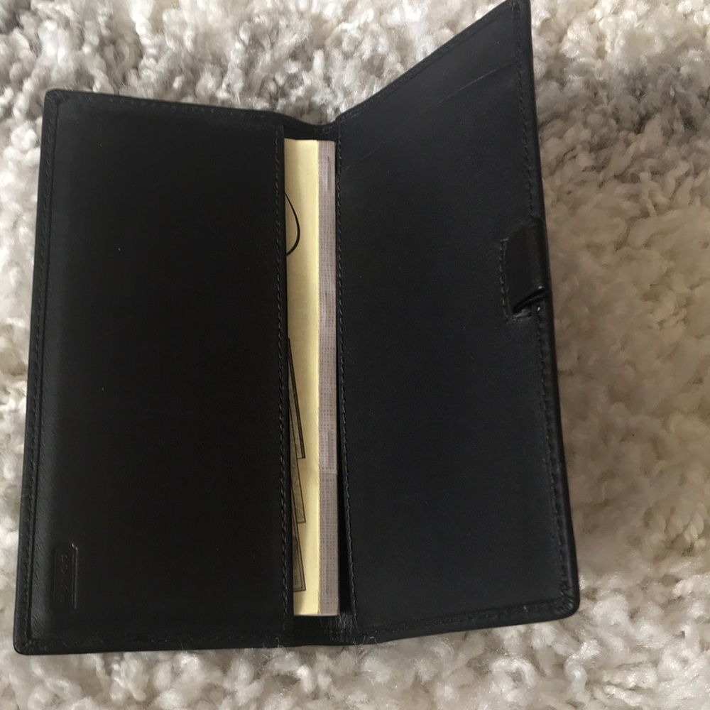 Coach checkbook holder